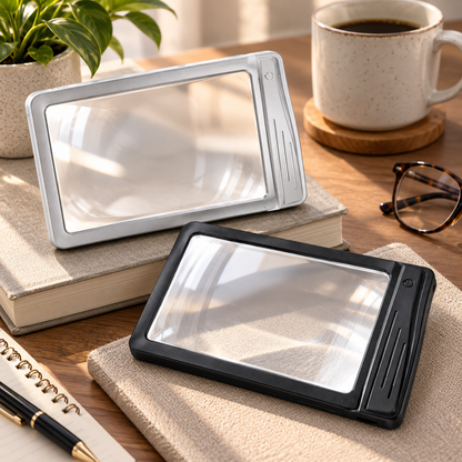 Lighted Magnifier Portable Reading LED Foldable Handheld