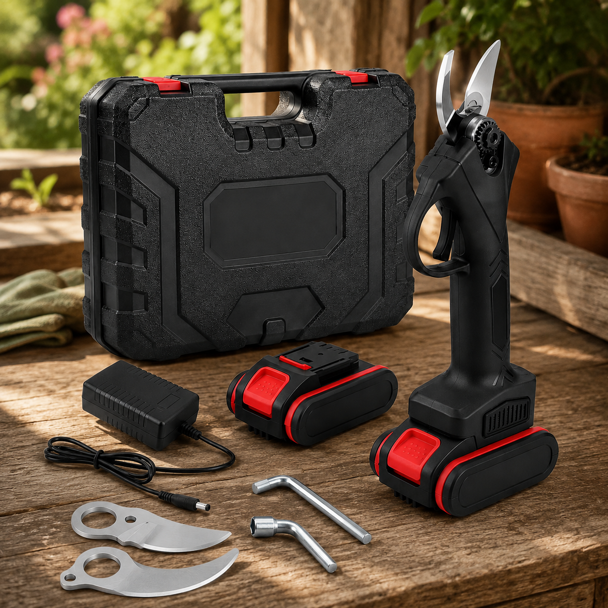 Lightweight Electric Pruning Shears Battery Operated Garden