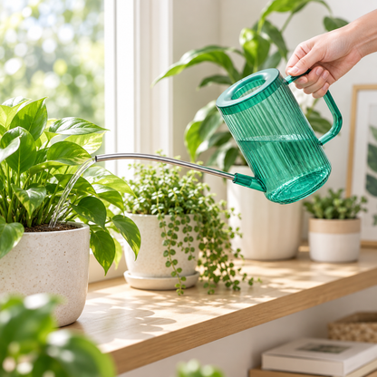 Vandkande med lang tud, ergonomisk design, haveredskab