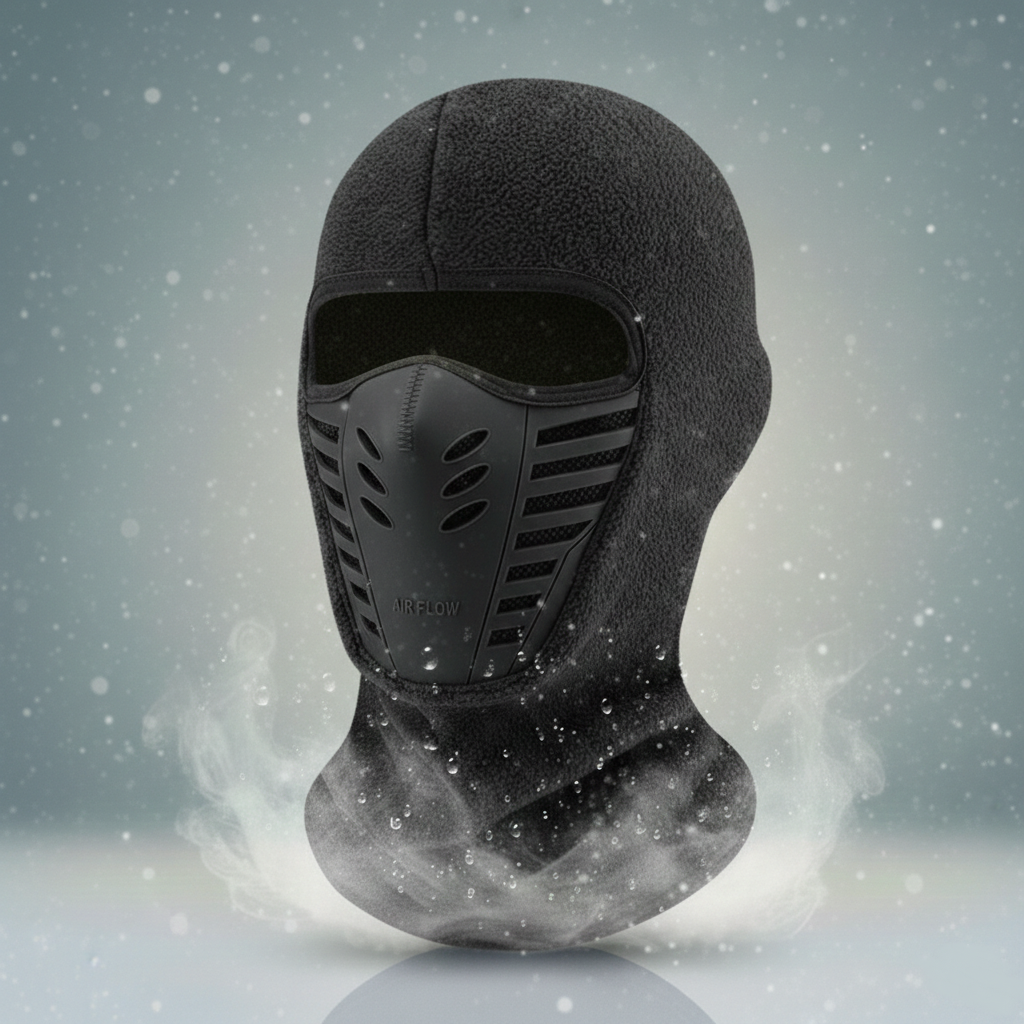 Mascarilla facial térmica de invierno a prueba de viento con cobertura total para clima frío