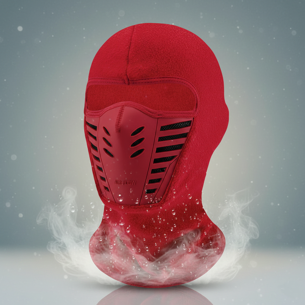 Mascarilla facial térmica de invierno a prueba de viento con cobertura total para clima frío
