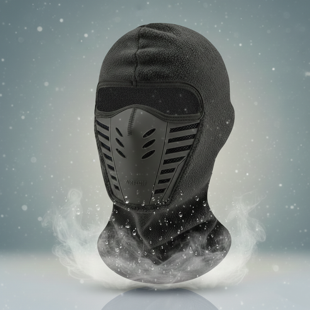 Mascarilla facial térmica de invierno a prueba de viento con cobertura total para clima frío