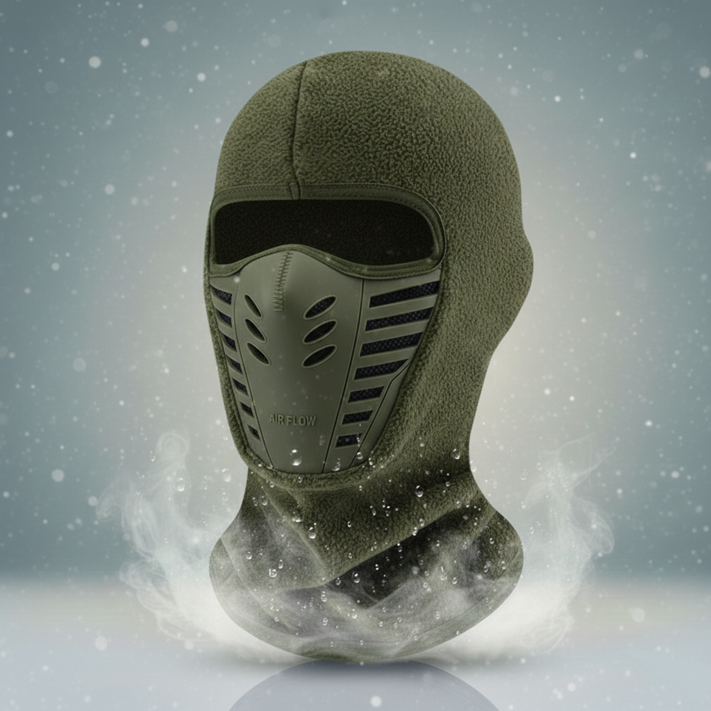 Mascarilla facial térmica de invierno a prueba de viento con cobertura total para clima frío