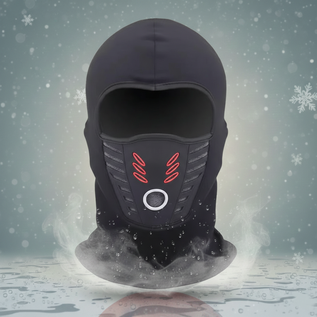 Mascarilla facial térmica de invierno a prueba de viento con cobertura total para clima frío