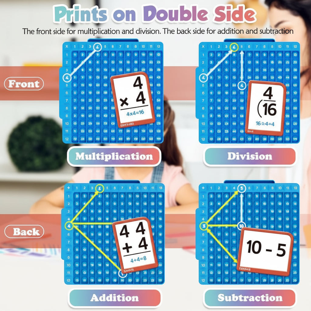 Jucărie educativă de matematică Set de tablete interactive din silicon