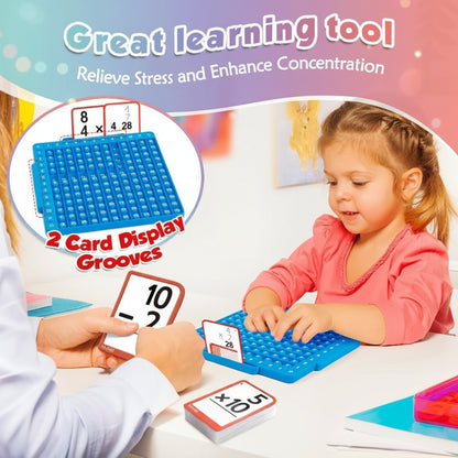Jucărie educativă de matematică Set de tablete interactive din silicon