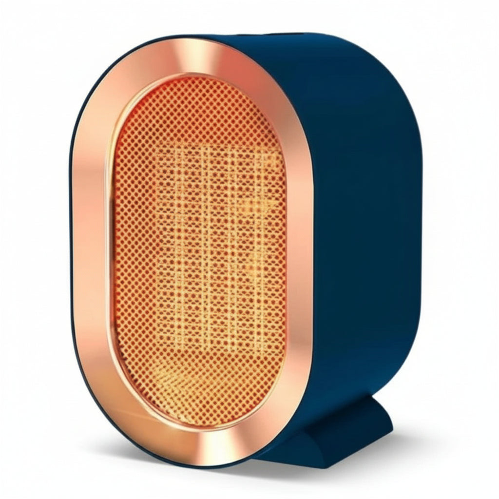 Calefactor portátil eléctrico pequeño para habitación con termostato ajustable
