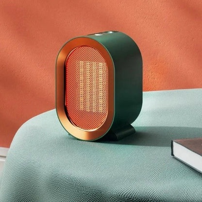 Calefactor portátil eléctrico pequeño para habitación con termostato ajustable