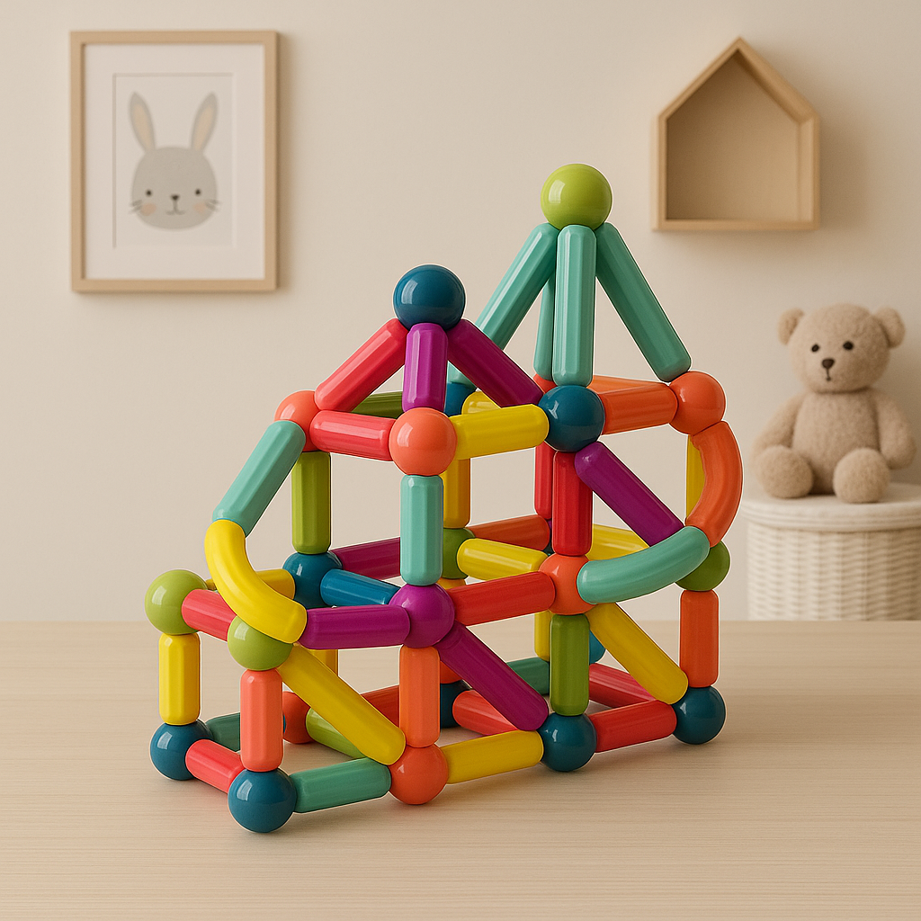 Magnetische Bausteine Set Pädagogisches STEM-Spielzeug