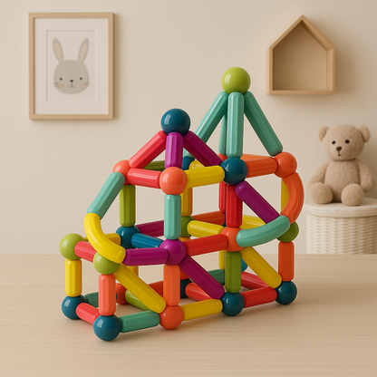 Magnetische Bausteine Set Pädagogisches STEM-Spielzeug