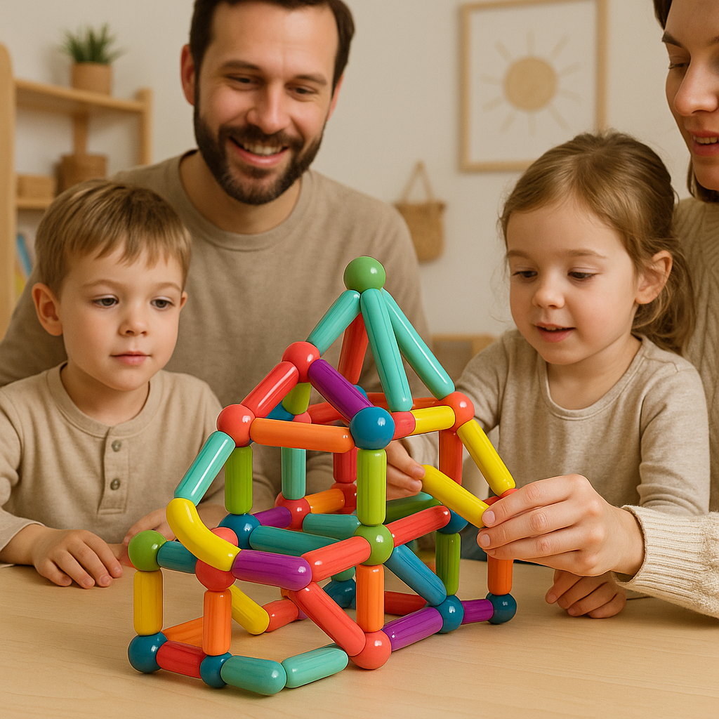Magnetische Bausteine Set Pädagogisches STEM-Spielzeug