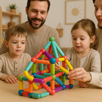 Magnetische Bausteine Set Pädagogisches STEM-Spielzeug