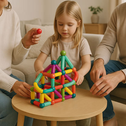 Magnetische Bausteine Set Pädagogisches STEM-Spielzeug