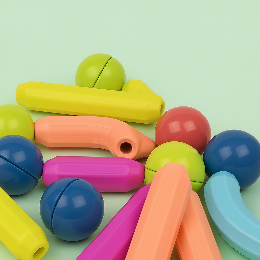 Magnetische Bausteine Set Pädagogisches STEM-Spielzeug