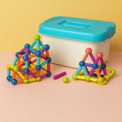 Magnetische Bausteine Set Pädagogisches STEM-Spielzeug