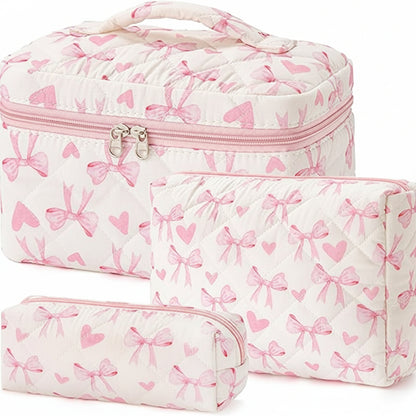 Kosmetiktasche Reise Kosmetiktasche Blumenmuster Baumwolle Muttertagsgeschenk