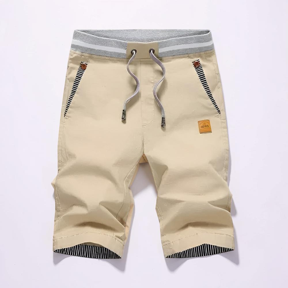 Pantaloncini cargo da uomo con coulisse, tasche, casual, per attività all'aperto