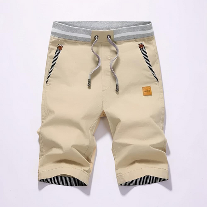 Pantaloncini cargo da uomo con coulisse, tasche, casual, per attività all'aperto