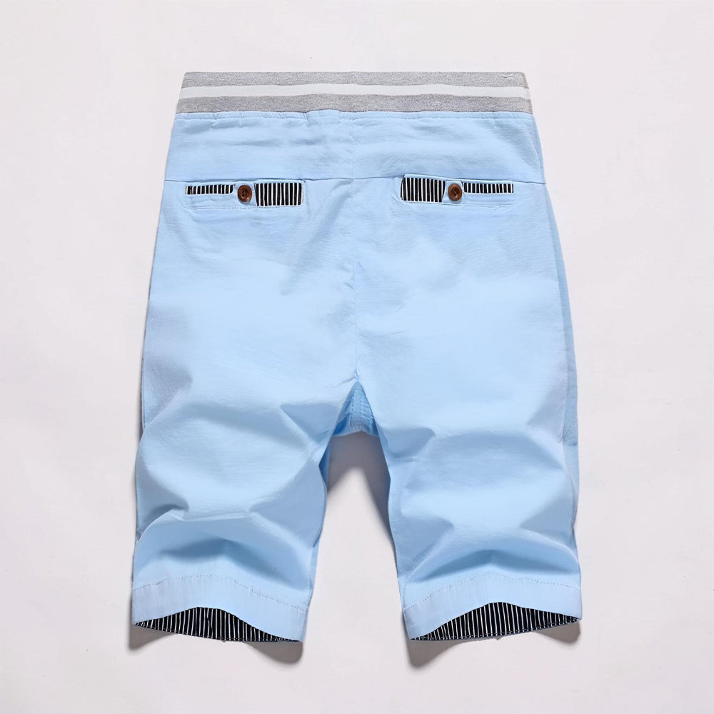 Pantaloncini cargo da uomo con coulisse, tasche, casual, per attività all'aperto