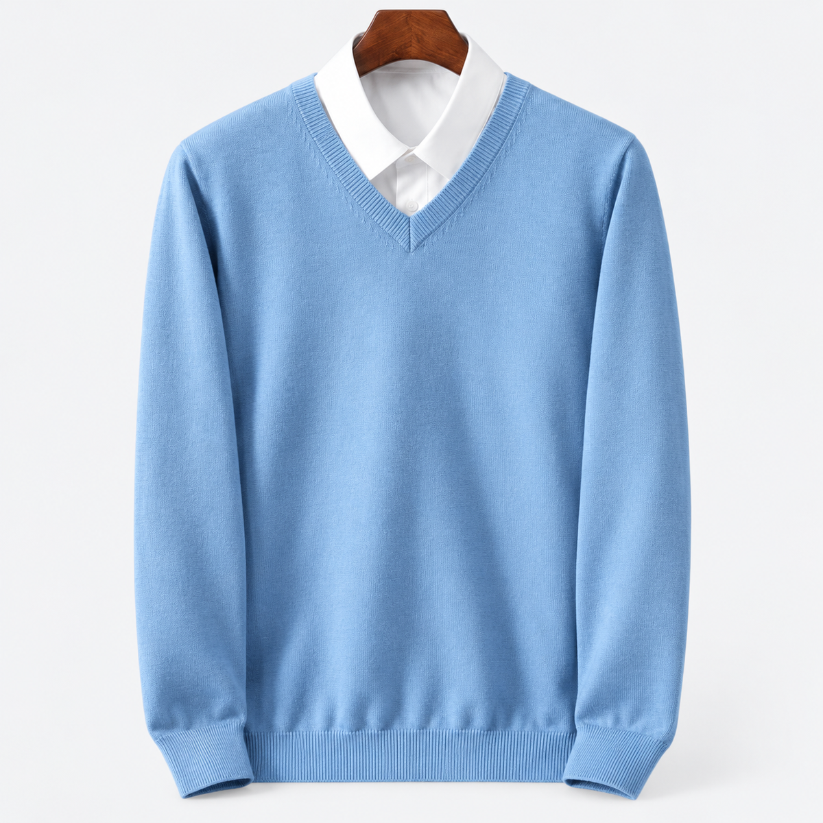 Herren-Pullover mit Rundhalsausschnitt | Lässiger Strick