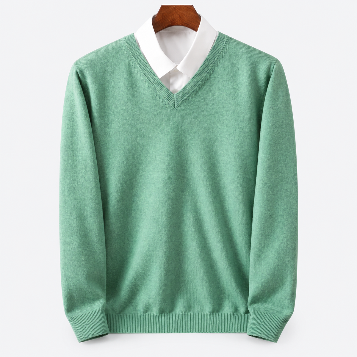 Herren-Pullover mit Rundhalsausschnitt | Lässiger Strick