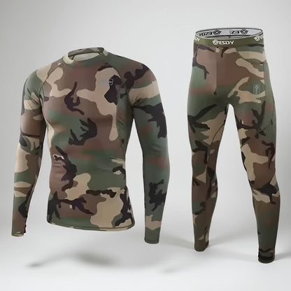 Conjunto de ropa interior térmica para hombre de invierno