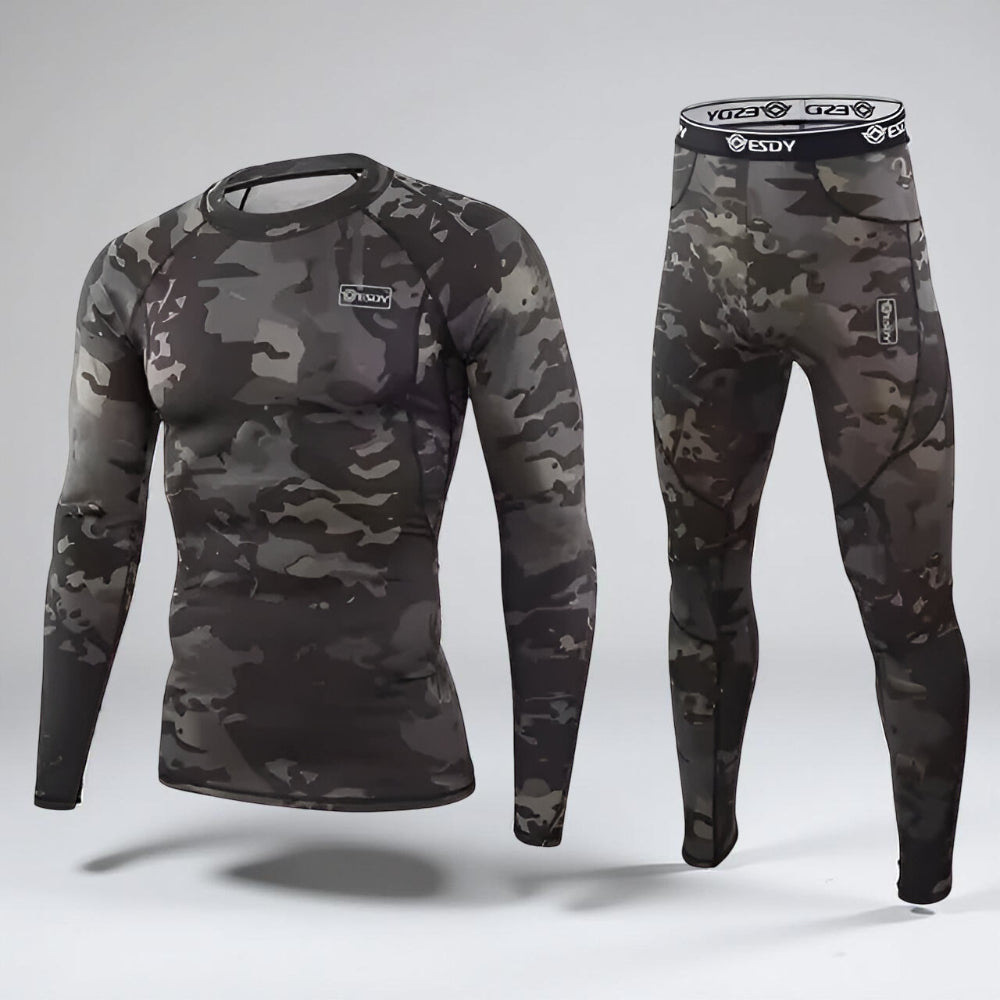 Conjunto de ropa interior térmica para hombre de invierno