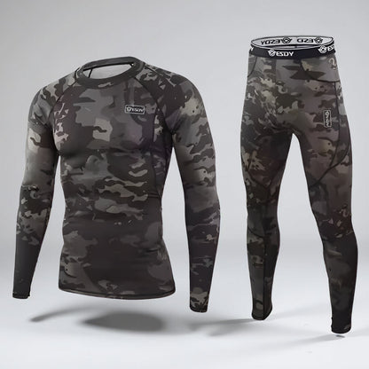 Conjunto de ropa interior térmica para hombre de invierno