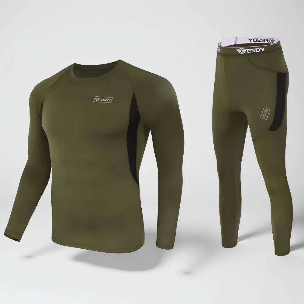 Conjunto de ropa interior térmica para hombre de invierno