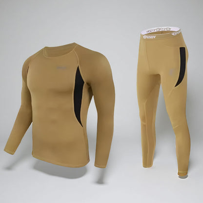 Conjunto de ropa interior térmica para hombre de invierno