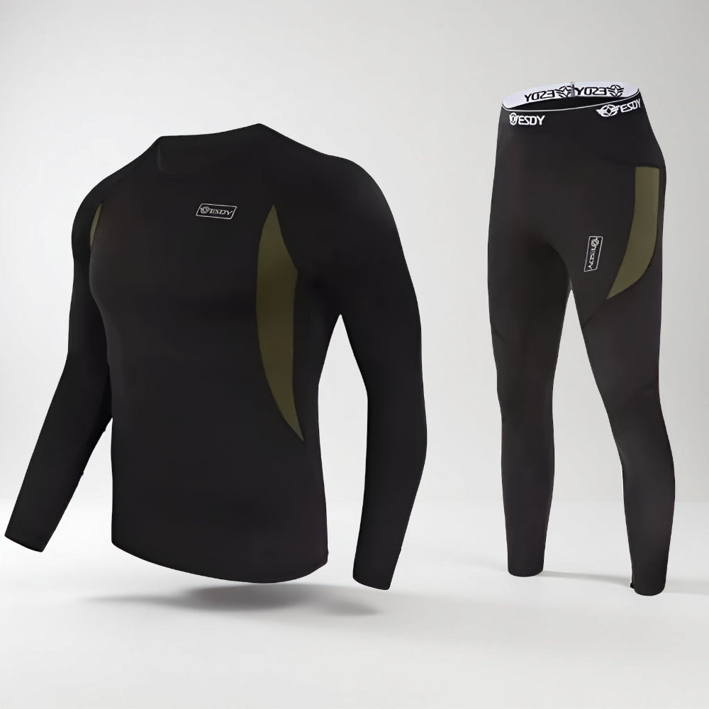 Conjunto de ropa interior térmica para hombre de invierno