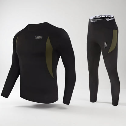 Conjunto de ropa interior térmica para hombre de invierno
