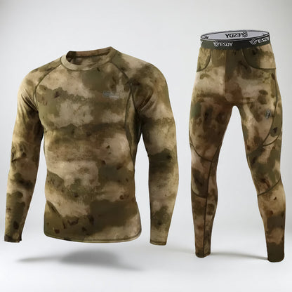 Conjunto de ropa interior térmica para hombre de invierno