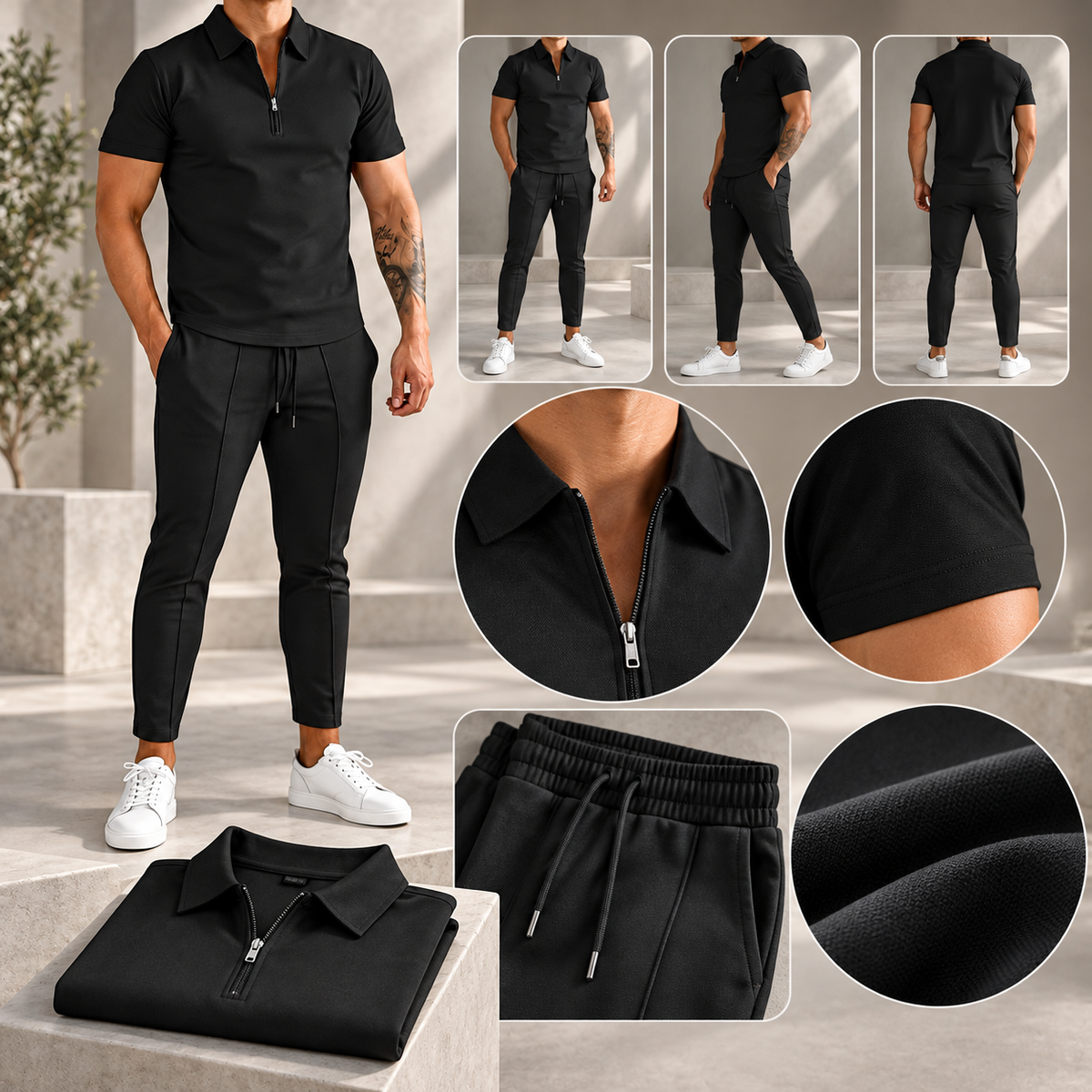 Completo uomo con camicia casual e pantaloni | Abbigliamento coordinato