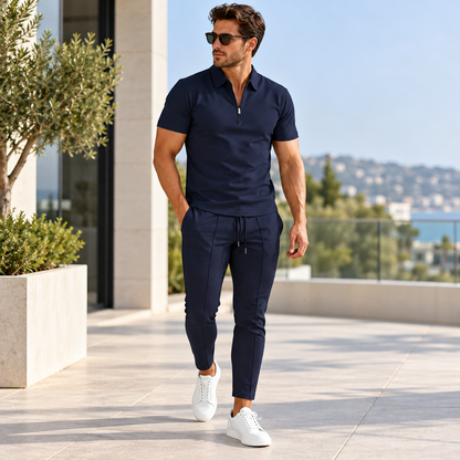 Completo uomo con camicia casual e pantaloni | Abbigliamento coordinato
