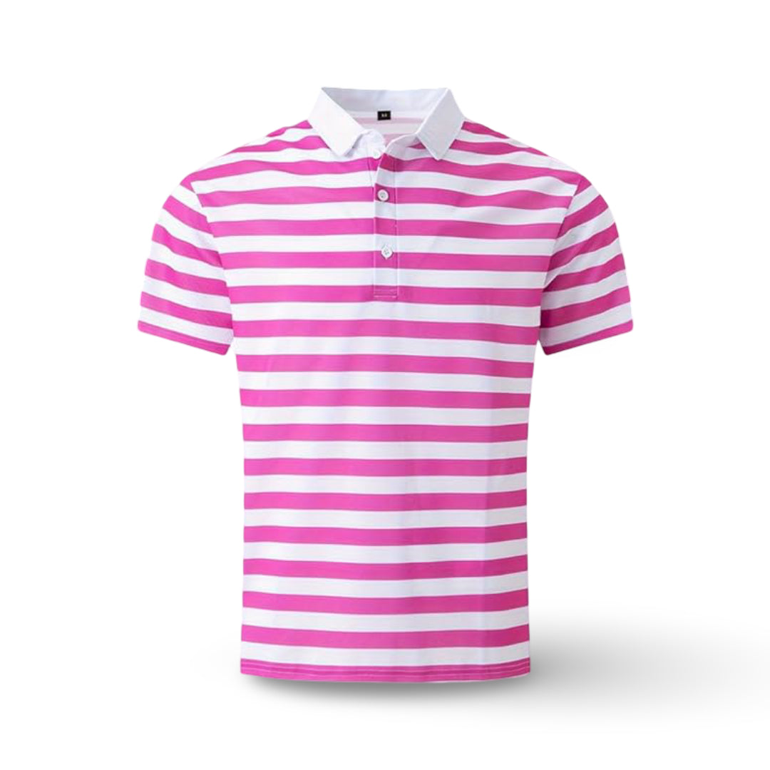 Herren Poloshirt Gestreift Kurzarm Sommeroberteil
