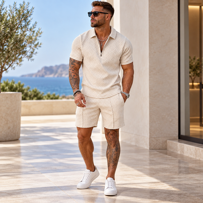 Completo estivo casual da uomo con polo | Completo estivo