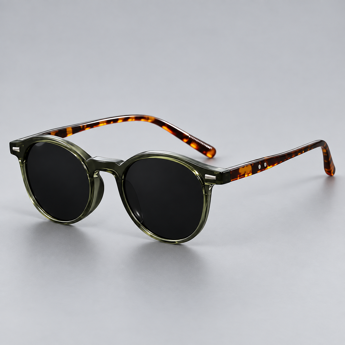 Men's Sunglasses Round Tortoiseshell | Eyewear
