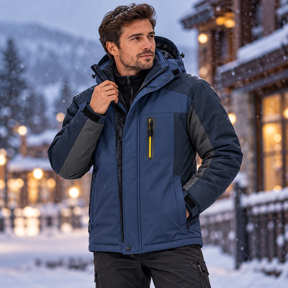 Chaqueta de invierno impermeable y acolchada para hombre | Equipamiento para actividades al aire libre