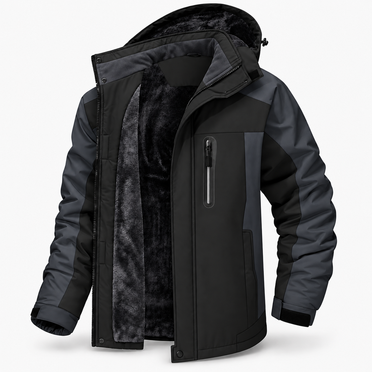 Chaqueta de invierno impermeable y acolchada para hombre | Equipamiento para actividades al aire libre