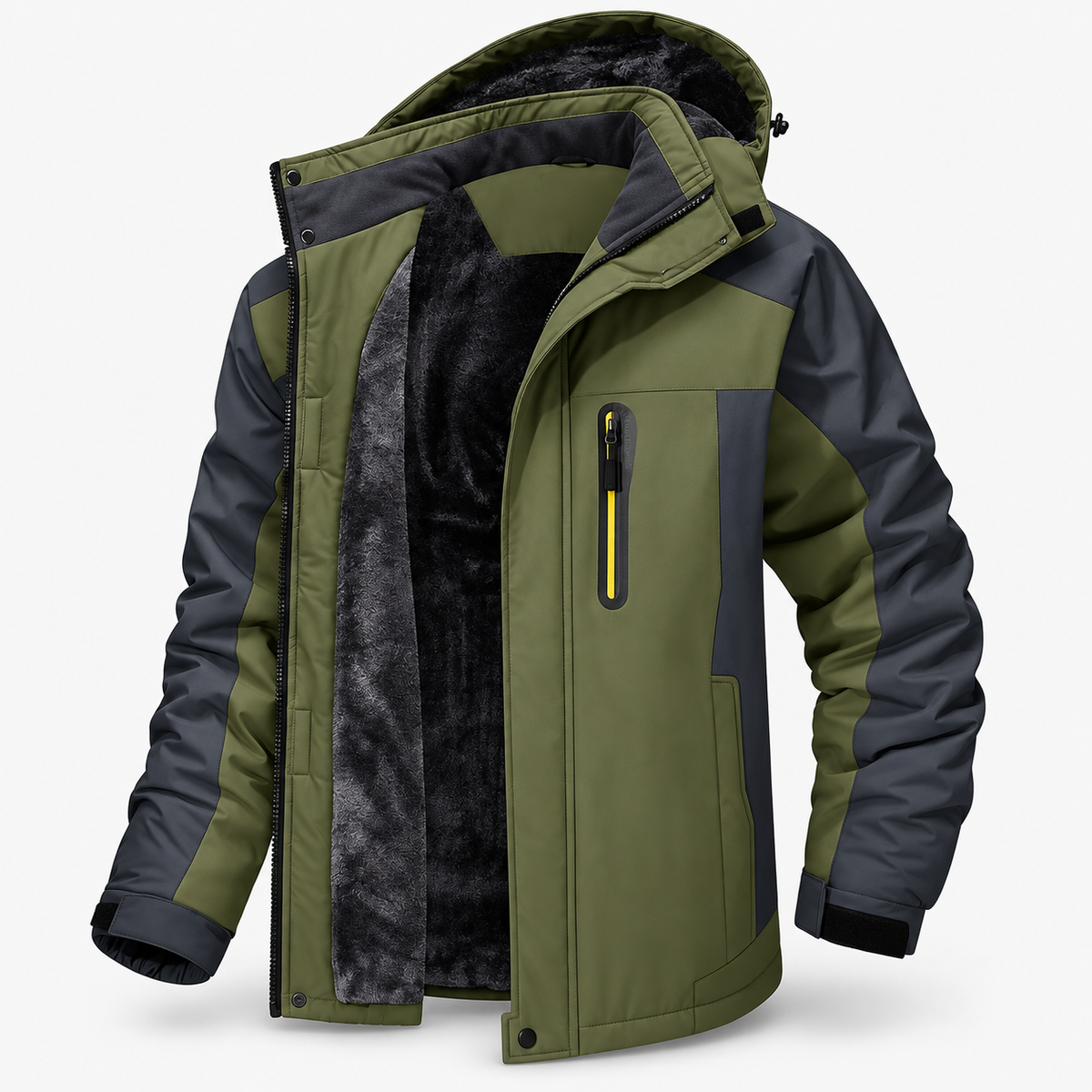 Chaqueta de invierno impermeable y acolchada para hombre | Equipamiento para actividades al aire libre