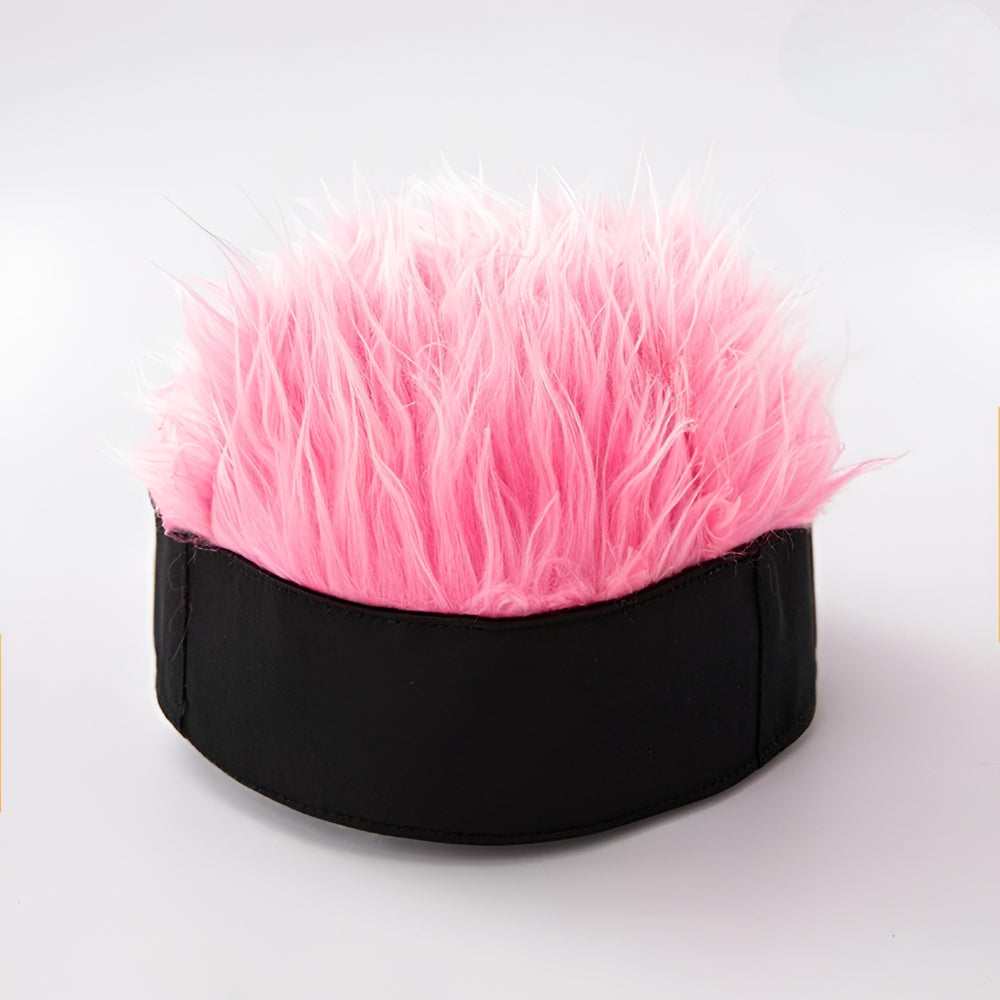 Chapéu Peruca Masculino Peça de Cabelo Novidade Chapéu de Cabelo para Fantasia