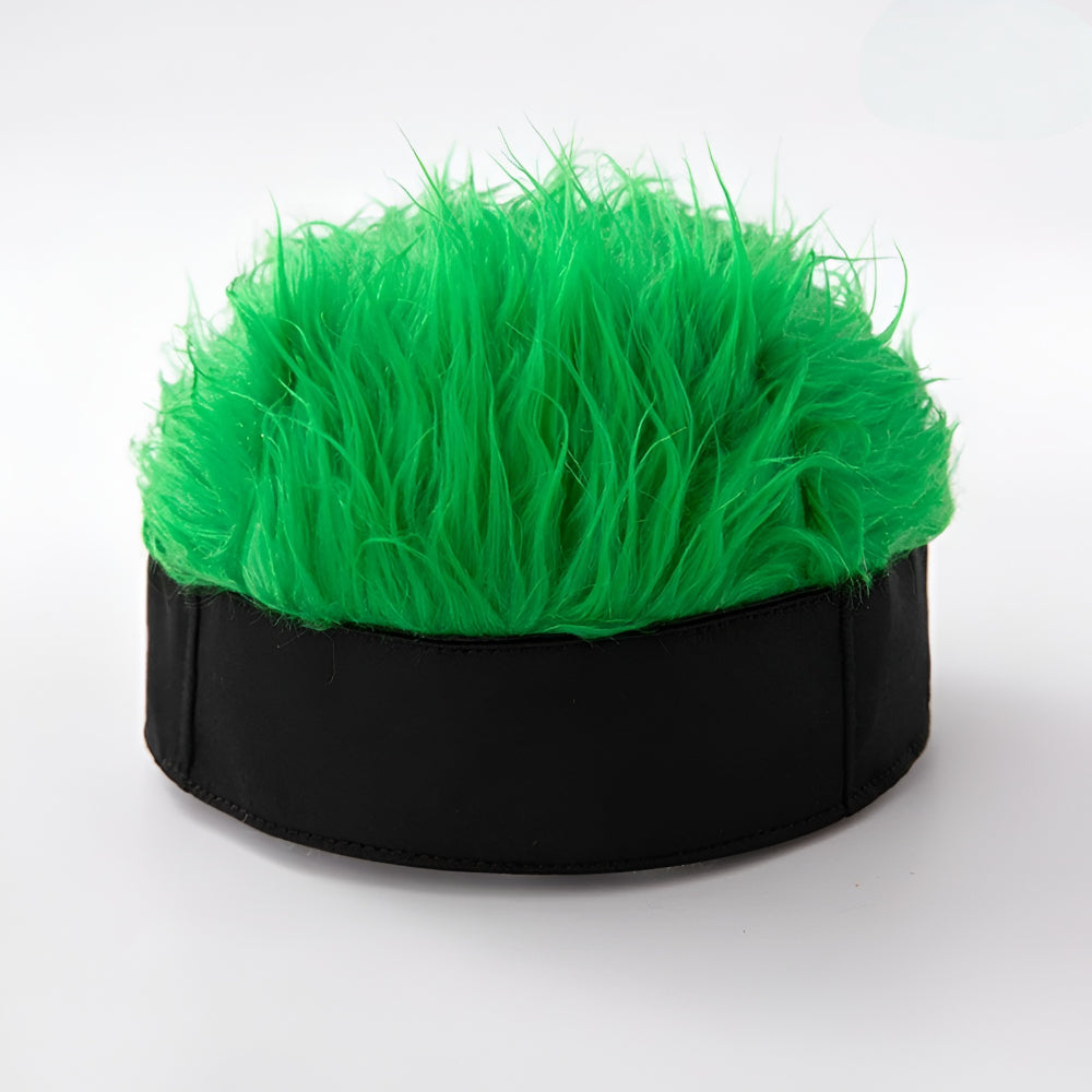 Chapéu Peruca Masculino Peça de Cabelo Novidade Chapéu de Cabelo para Fantasia