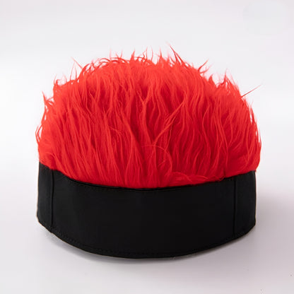 Chapéu Peruca Masculino Peça de Cabelo Novidade Chapéu de Cabelo para Fantasia