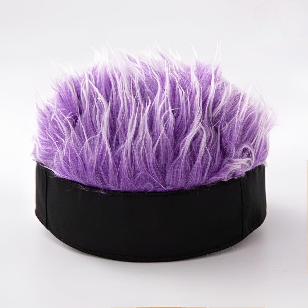 Chapéu Peruca Masculino Peça de Cabelo Novidade Chapéu de Cabelo para Fantasia