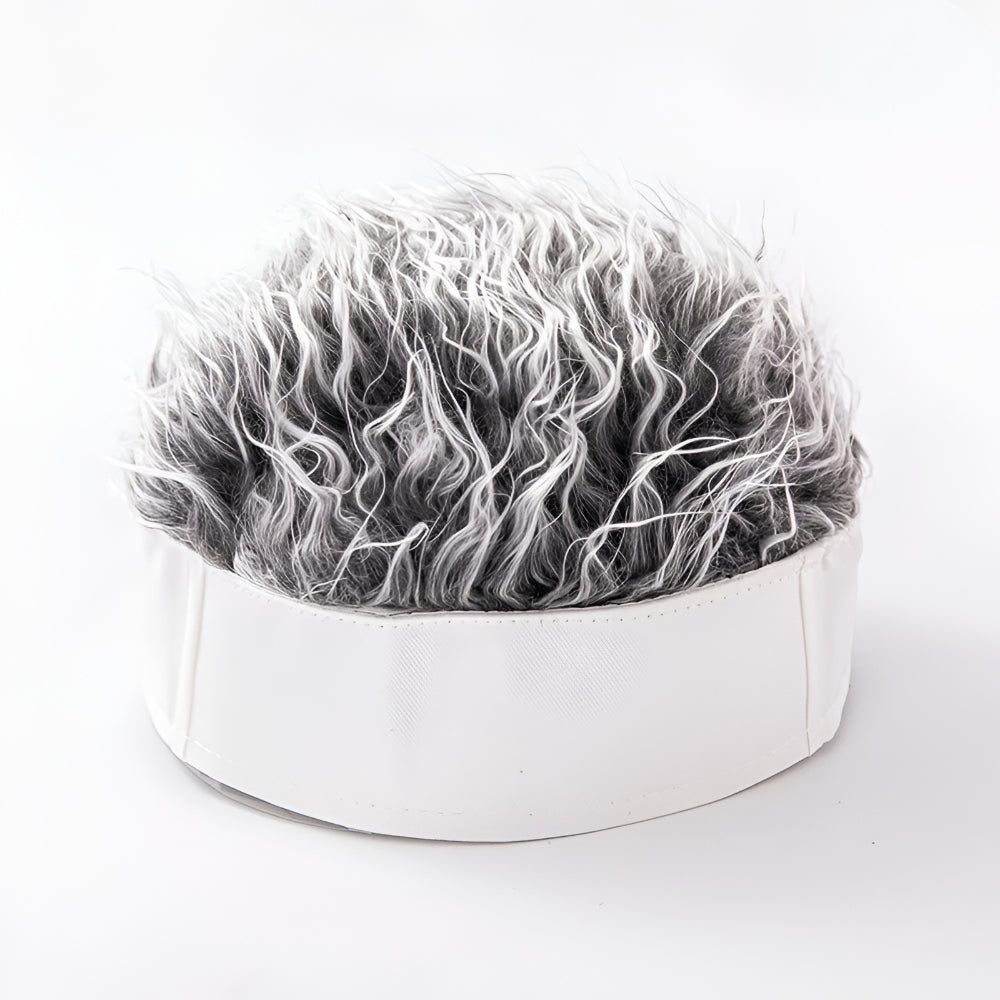 Chapéu Peruca Masculino Peça de Cabelo Novidade Chapéu de Cabelo para Fantasia