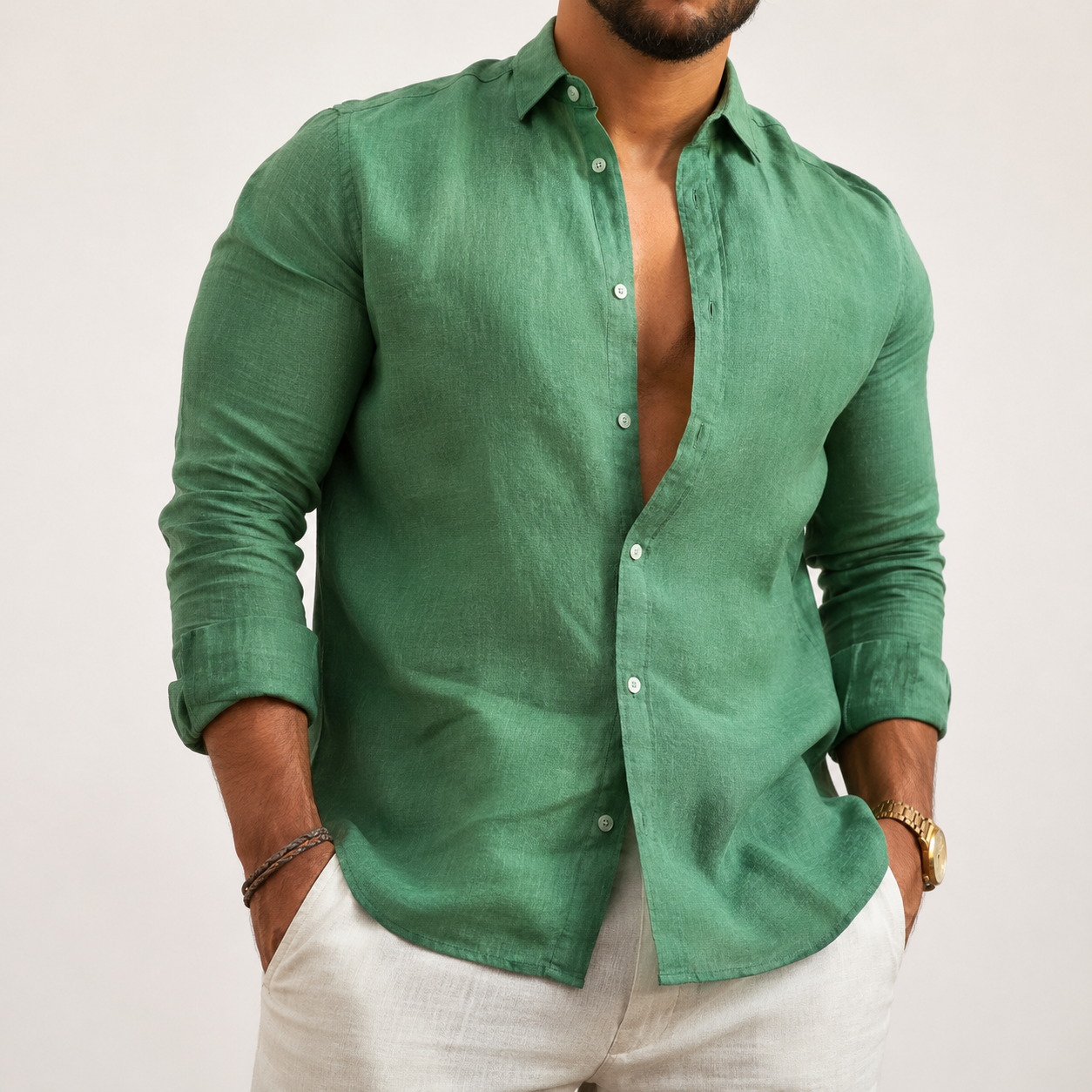 Men's Long Sleeve Shirt Casual | Everyday Wear