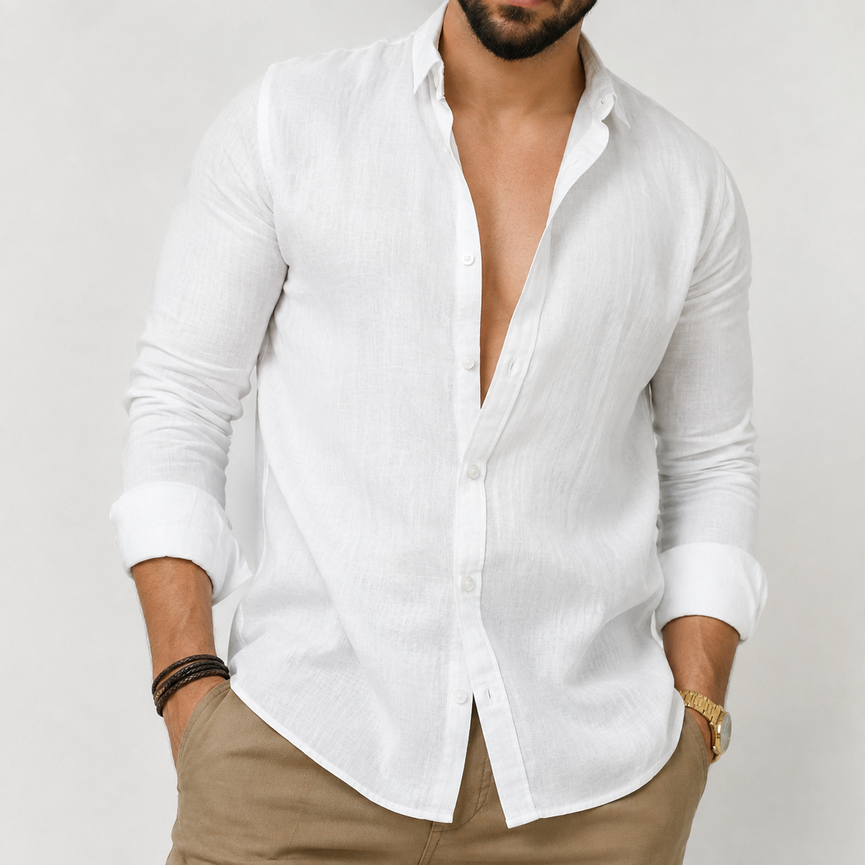 Men's Long Sleeve Shirt Casual | Everyday Wear