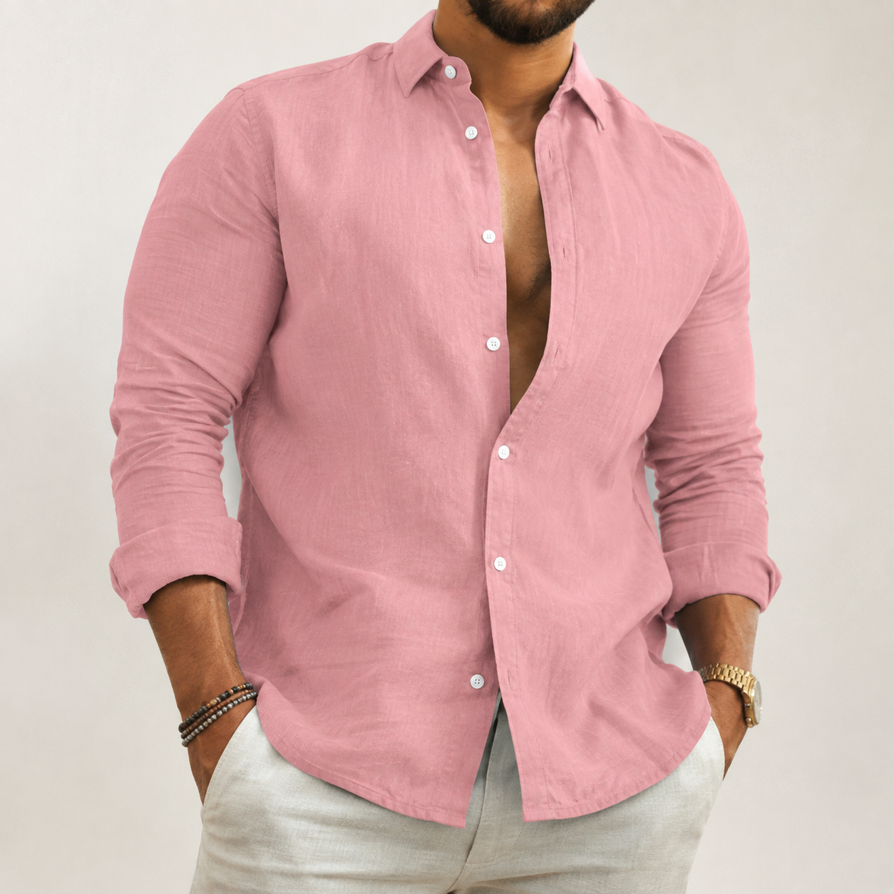 Men's Long Sleeve Shirt Casual | Everyday Wear