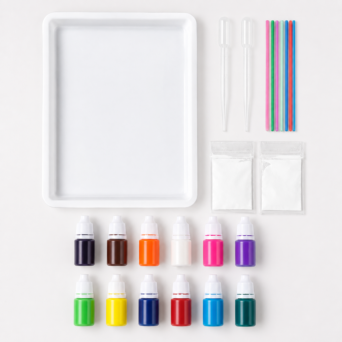 Kit di colori per marmorizzazione senza sporcare, divertimento creativo per bambini
